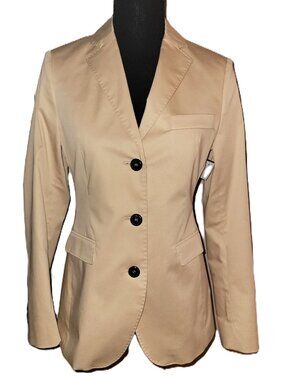NWT! Bogner Tan 3 Button Blazer - 4